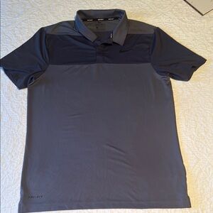 Nike Men's Two-Tone Gray Polo Shirt